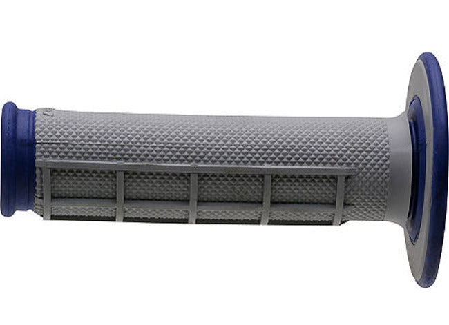 RENTHAL GRIPS DUAL COMPOUND HALF WAFFLE BLU/GRY Q70 (G157)