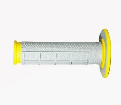 RENTHAL GRIPS DUAL COMPOUND HALF WAFFLE YEL/GRY Q70 (G192)