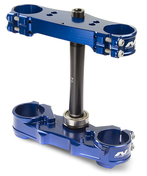 Triple Clamp Set 250/450 YZF Off-25 Blue KST-YZF-25-14