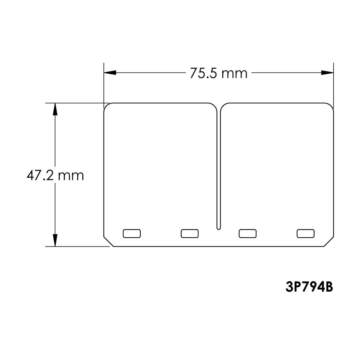 VForce3 Honda CR500 Reed Petal Kit MT-3P794B