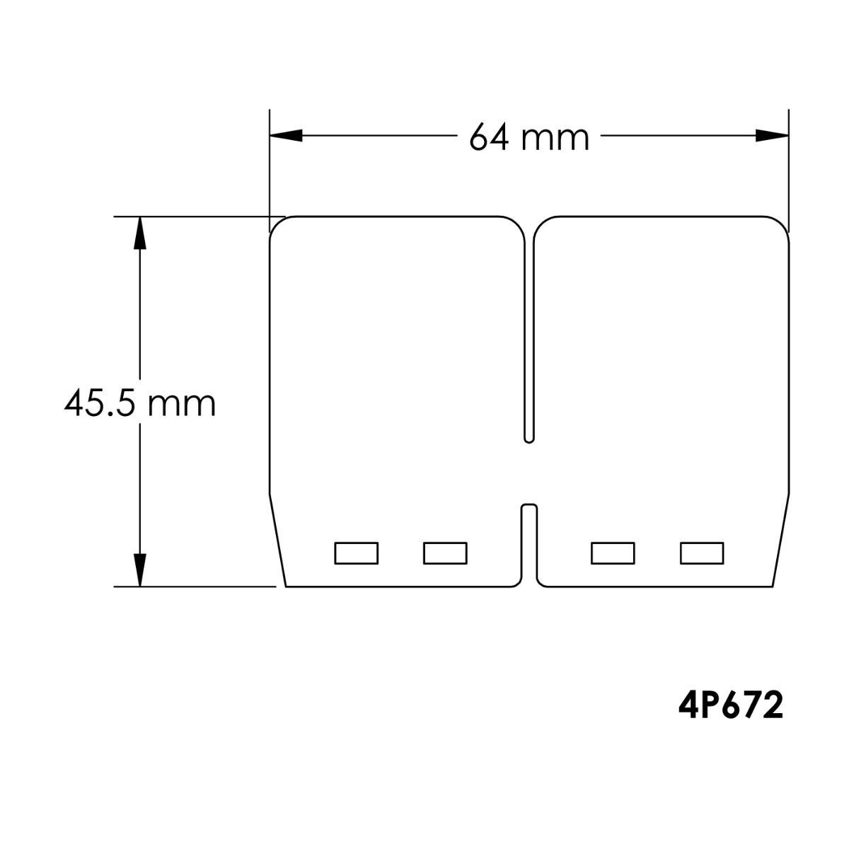 VForce4 Reed Petal Kit "672" Cage MT-4P672H