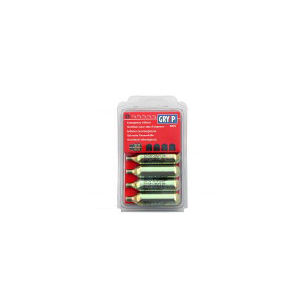 REPLACEMENT Co2 BOTTLES (4 x Co2 bottles + 1 x GV001) - GB204