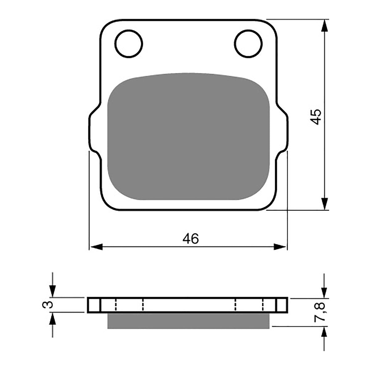 GOLDfren Brake Pads GF007 - S3