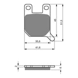 GOLDfren Brake Pads Sintered Sports GF008 - S3 (PH88)