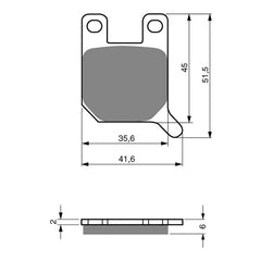 GOLDfren Brake Pads Sintered Sports GF008 - S3 (PH88)