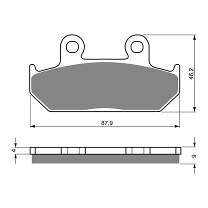 GOLDfren Brake Pads Sintered Sports GF024 - S3 (PH41)