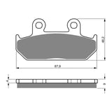 GOLDfren Brake Pads Sintered Sports GF024 - S3 (PH41)