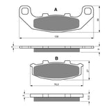 GOLDfren Brake Pads Sintered Sports GF044 - S3 (PH60)