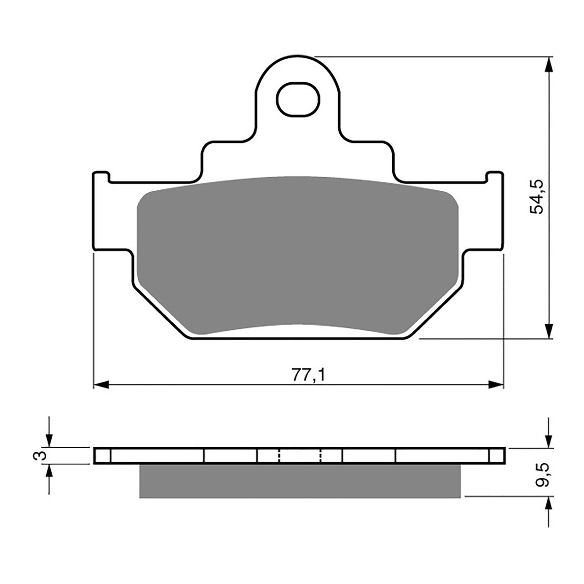 GOLDfren Brake Pads GF046 - S3