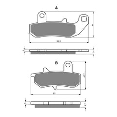 GOLDfren Brake Pads GF065 - K5