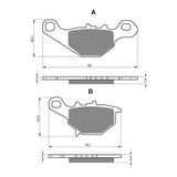 GOLDfren Brake Pads Off-Road Racing GF109 - K5 ( PR243 )
