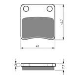 GOLDfren Brake Pads Sintered Sports GF110 - S3 ( PH148 )