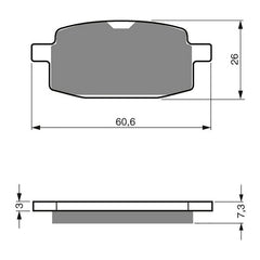 GOLDfren Brake Pads Sintered Sports GF114 - S3 ( PH117 )