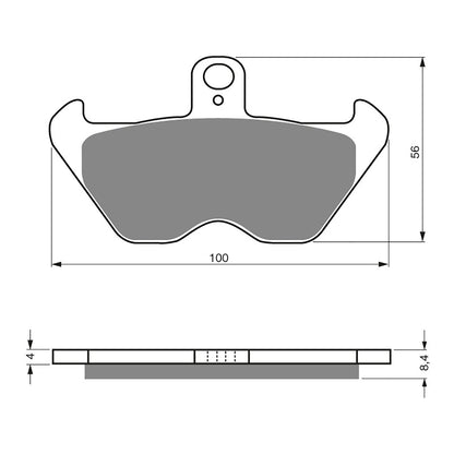 GOLDfren Brake Pads Sintered Sports GF117 - S3 ( PH391 )