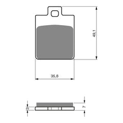 GOLDfren Brake Pads Sintered Sports GF137 - S3 ( PH246 )