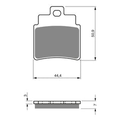 GOLDfren Brake Pads GF140 - K5
