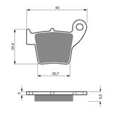 GOLDfren Brake Pads Off-Road Racing GF176 - K5 ( PR306 )
