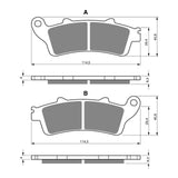 GOLDfren Brake Pads Sintered Sports GF178 - S3 ( PH247 )