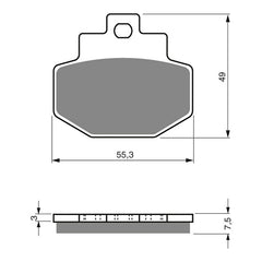 GOLDfren Brake Pads GF186 - S3