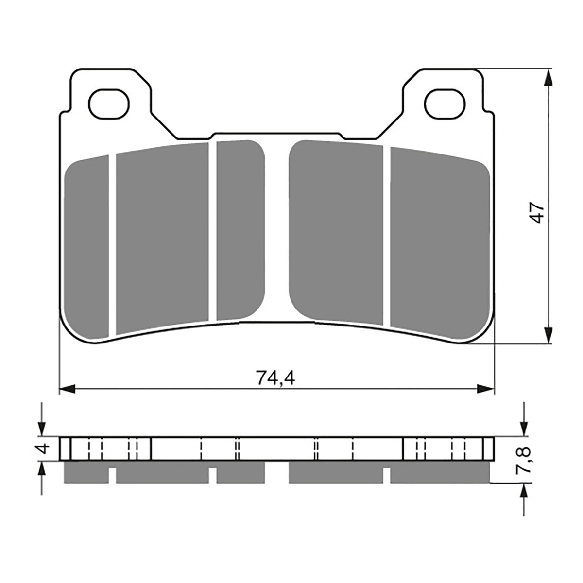GOLDfren Brake Pads GF214 - S33