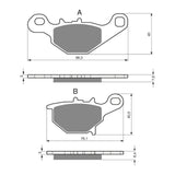 GOLDfren Brake Pads Off-Road Racing GF226 - K5 ( PR348 )