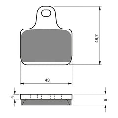 GOLDfren Brake Pads GF239 - S3