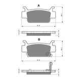 GOLDfren Brake Pads Off-Road Racing GF240 - K5 ( PR354 )