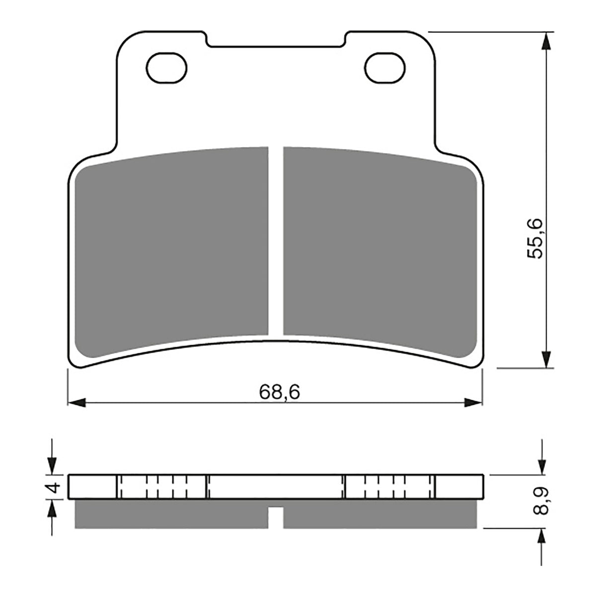 GOLDfren Brake Pads Sintered Sports GF251 - S3 ( P377 )