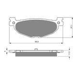 GOLDfren Brake Pads GF268 - S3