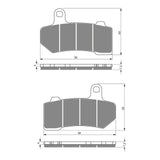 GOLDfren Brake Pads Sintered Sports GF271 - S3 ( PH353 )