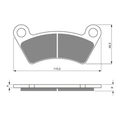GOLDfren Brake Pads GF294 - K5