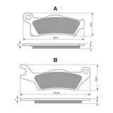 GOLDfren Brake Pads GF310 - K1