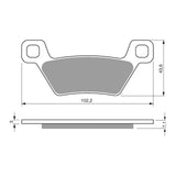 GOLDfren Brake Pads Off-Road Racing GF314 - K5