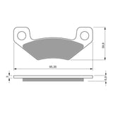 GOLDfren Brake Pads Off-Road Racing GF315 - K5 ( PR345 )