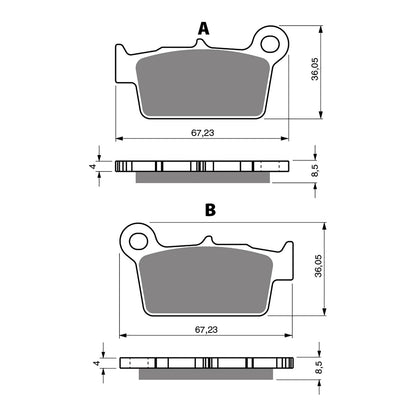 GOLDfren Brake Pads GF346 - K5