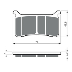 GOLDfren Brake Pads GF386 - S33