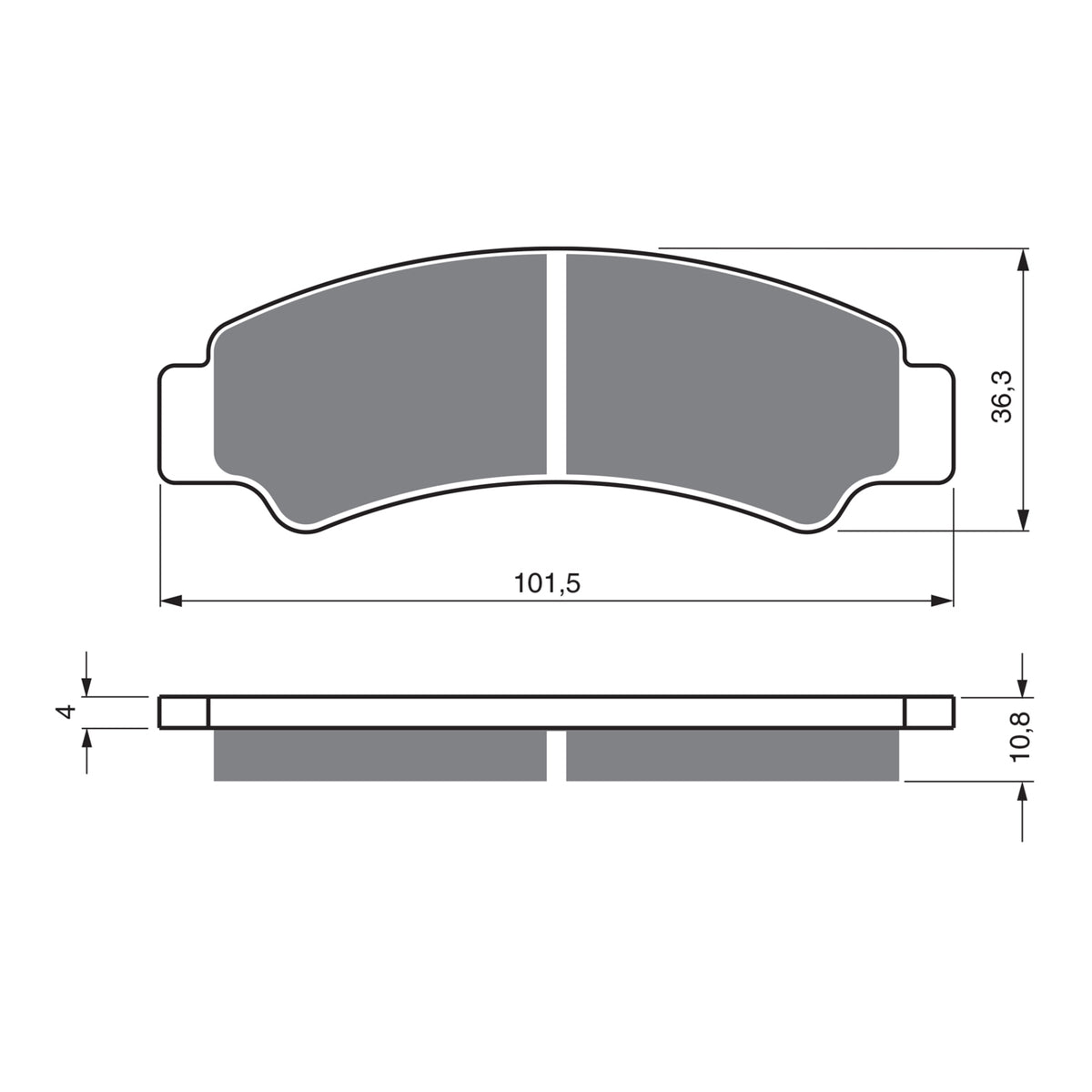 GOLDfren Brake Pads Off-Road Racing GF389 - K5