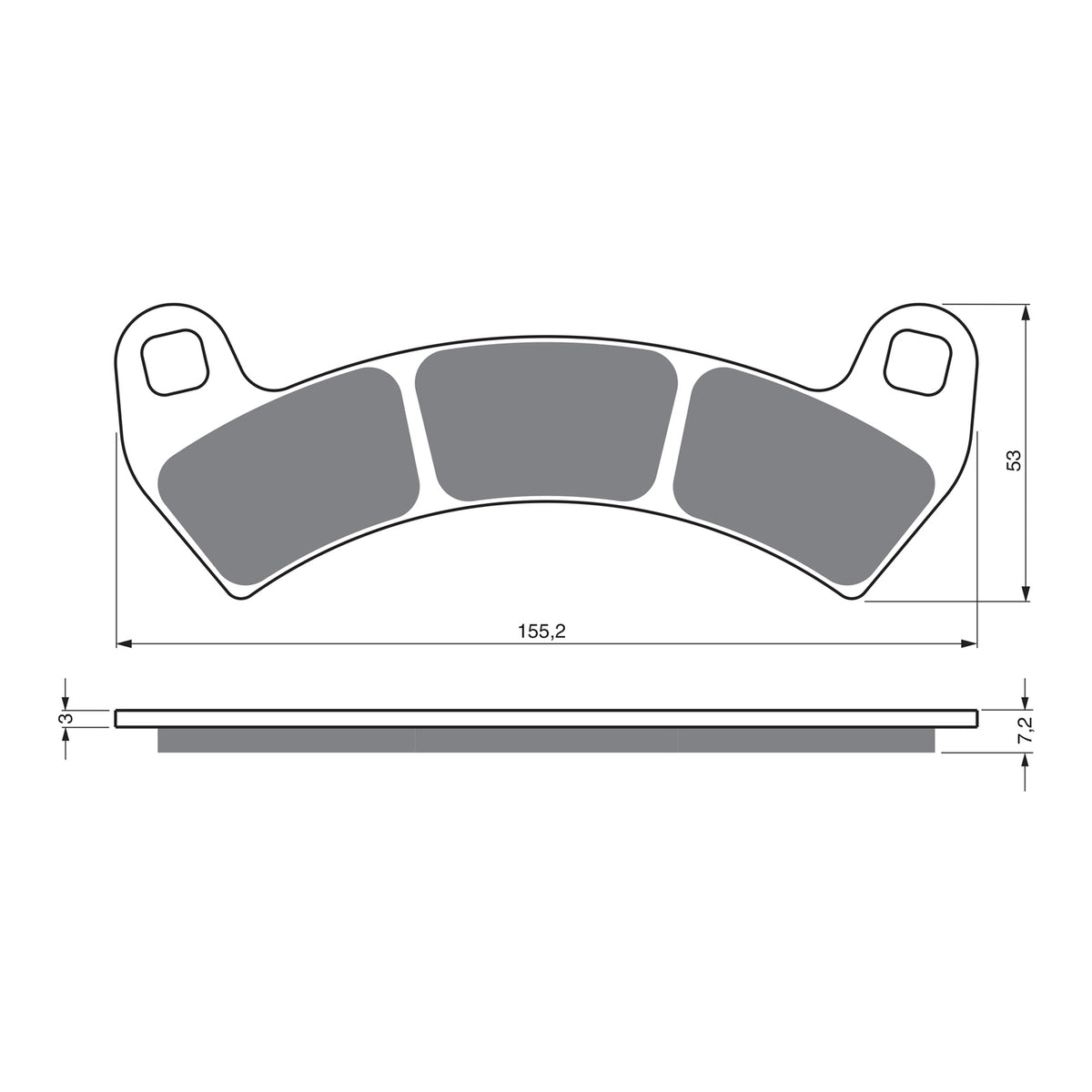 GOLDfren Brake Pads Off-Road Racing GF391 - K5