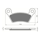 GOLDfren Brake Pads Sintered Sports GF407 - S3