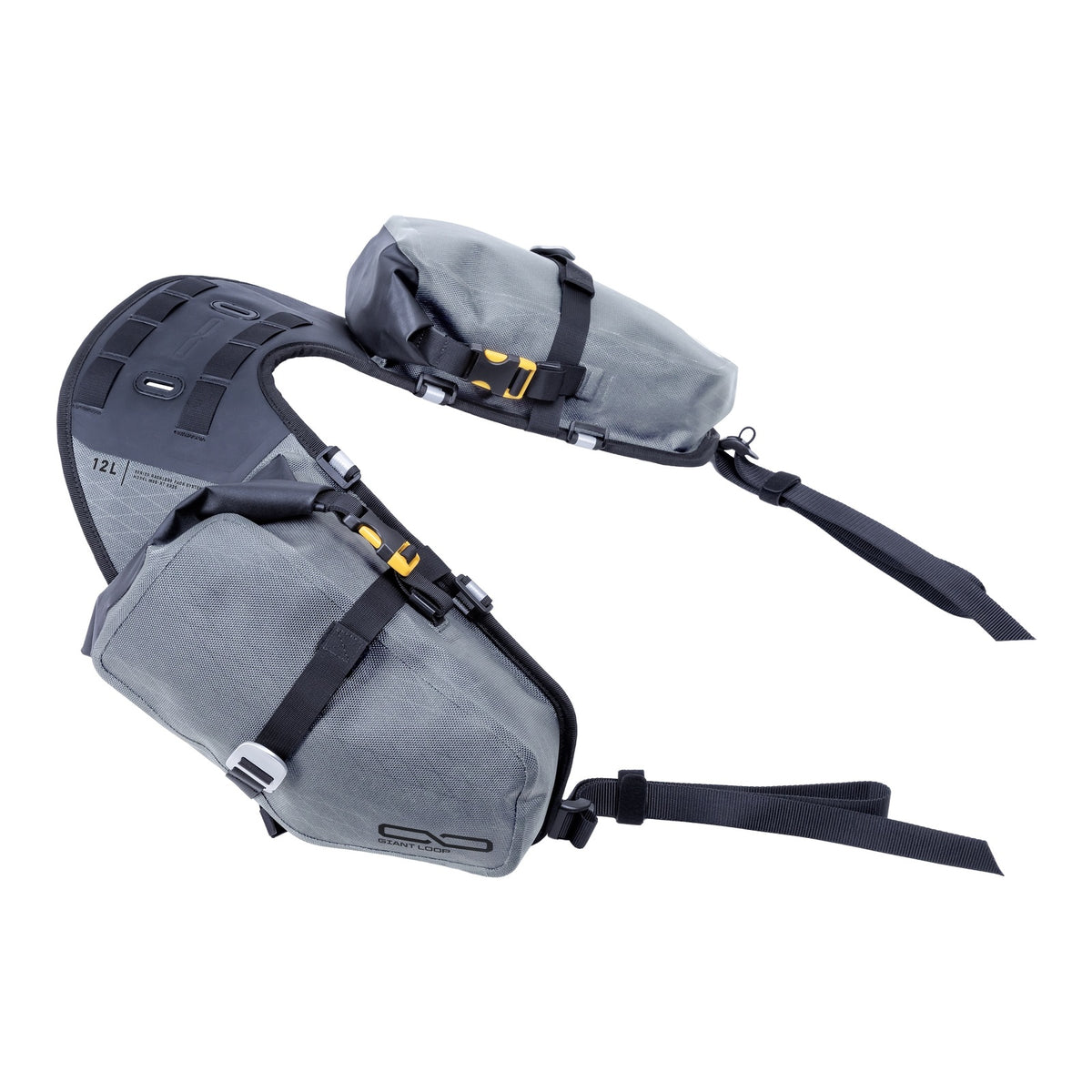 Giant Loop Mojavi Saddlebag '26 - Grey (12L)