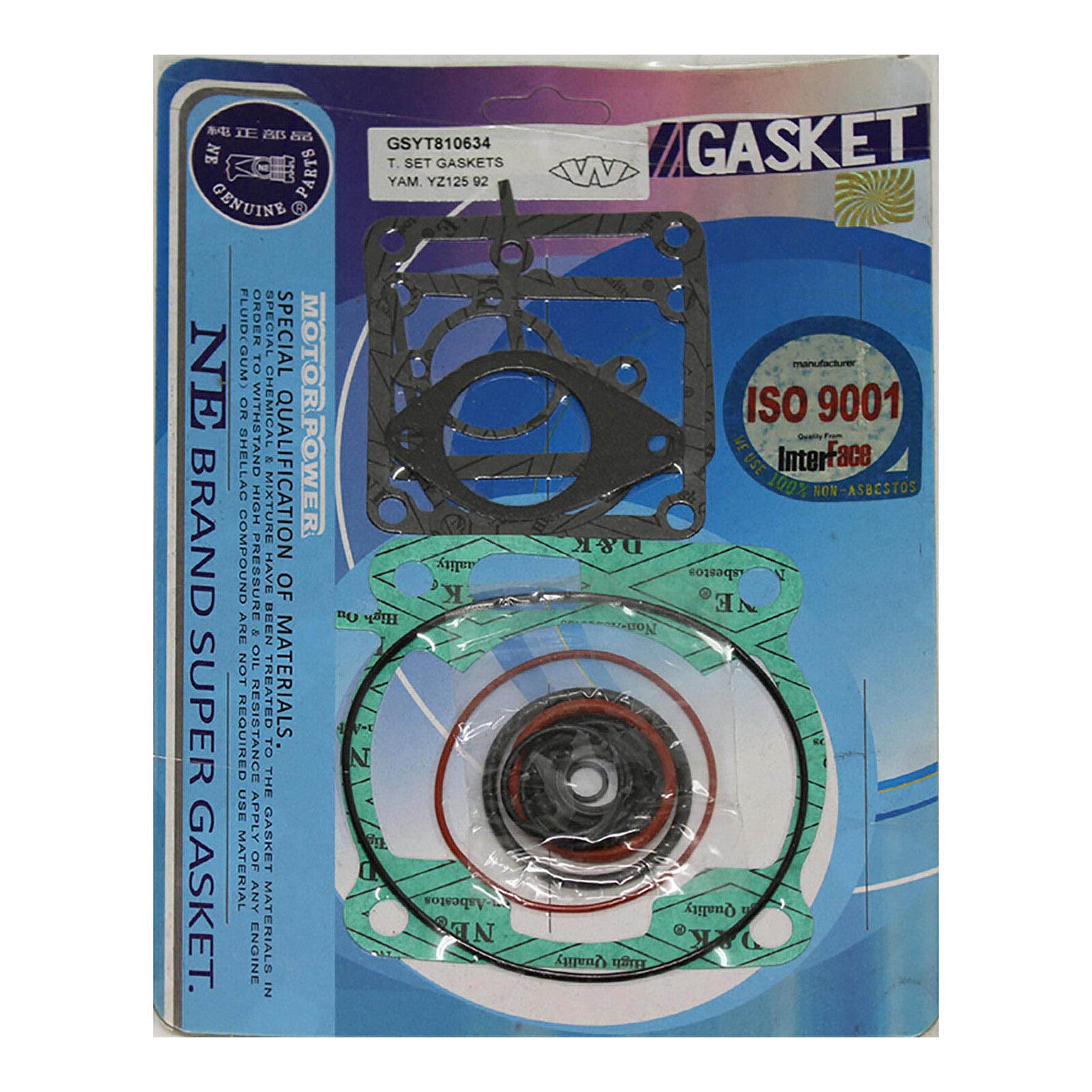 Whites Gasket Set Top Yamaha YZ125 '92