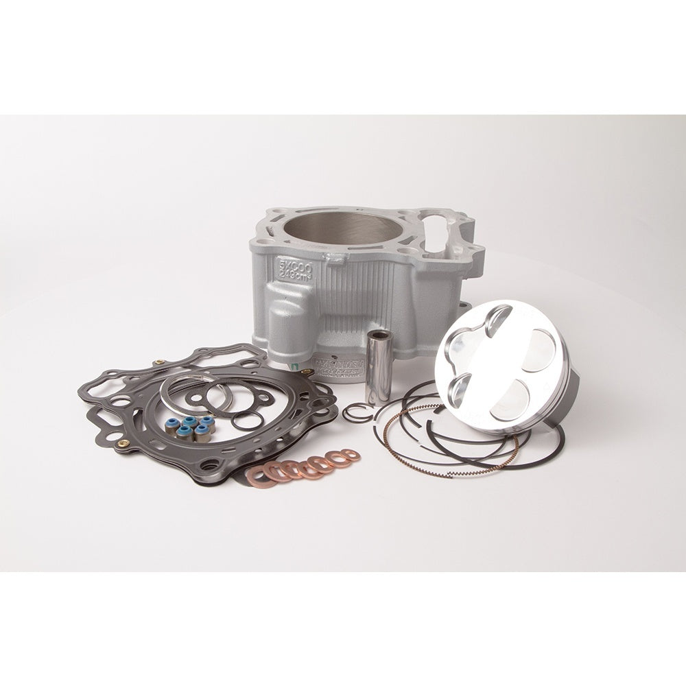 Big Bore Cylinder Kit YAM YZ250F 01-13 (+3mm) 269cc When using H-4149 makes 285cc Uses Piston V-23129 Includes (Cylinder, Piston, Rings, Pin, Clips, Gaskets)