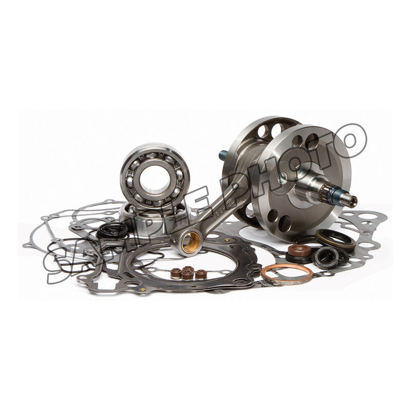 Hot Rod Bottom End Kit KTM 200 EXC 1998-2002 Kit contains crankshaft, main bearing/seals and complete gasket set for complete installation.