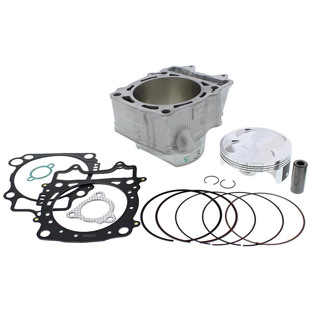 Cylinder Works +2mm Big Bore Cylinder Kit. 468cc. 12.8:1 Comp. 99mm.YZ450F 2018/19 YZ450FX 2019 Includes (Cylinder, Piston Kit, & Top-End Gasket Kit). Uses Vertex #24369.