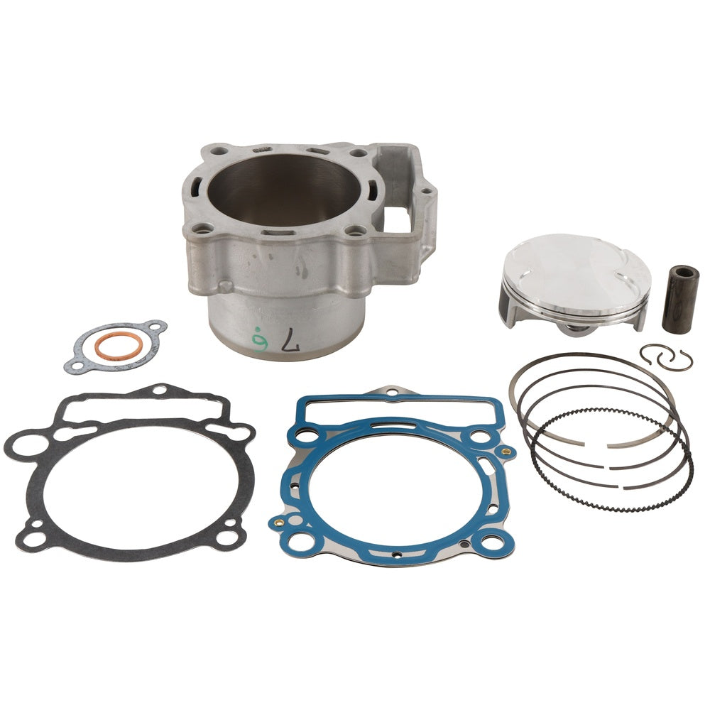 Cylinder Works +2mm Big Bore Cylinder Kit. KTM 350 SX-F 2019, Husqvarna FC350 2019. 366cc. 14.0:1 Comp. 90mm. Includes (Cylinder, Piston Kit, & Top-End Gasket Kit). Uses Vertex #24238.