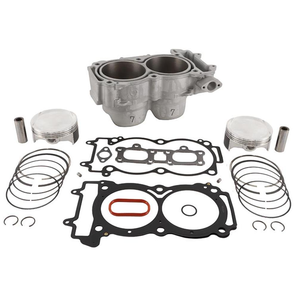 Big Bore Cylinder Kit POL 900 ACE/Ranger/RZR 17-19 +5mm Big Bore Cylinder Kit. 10.5:1 comp. 975cc. Uses Vertex #24029. Must use Hot Rods part# 8708 or crankshaft part# 4421