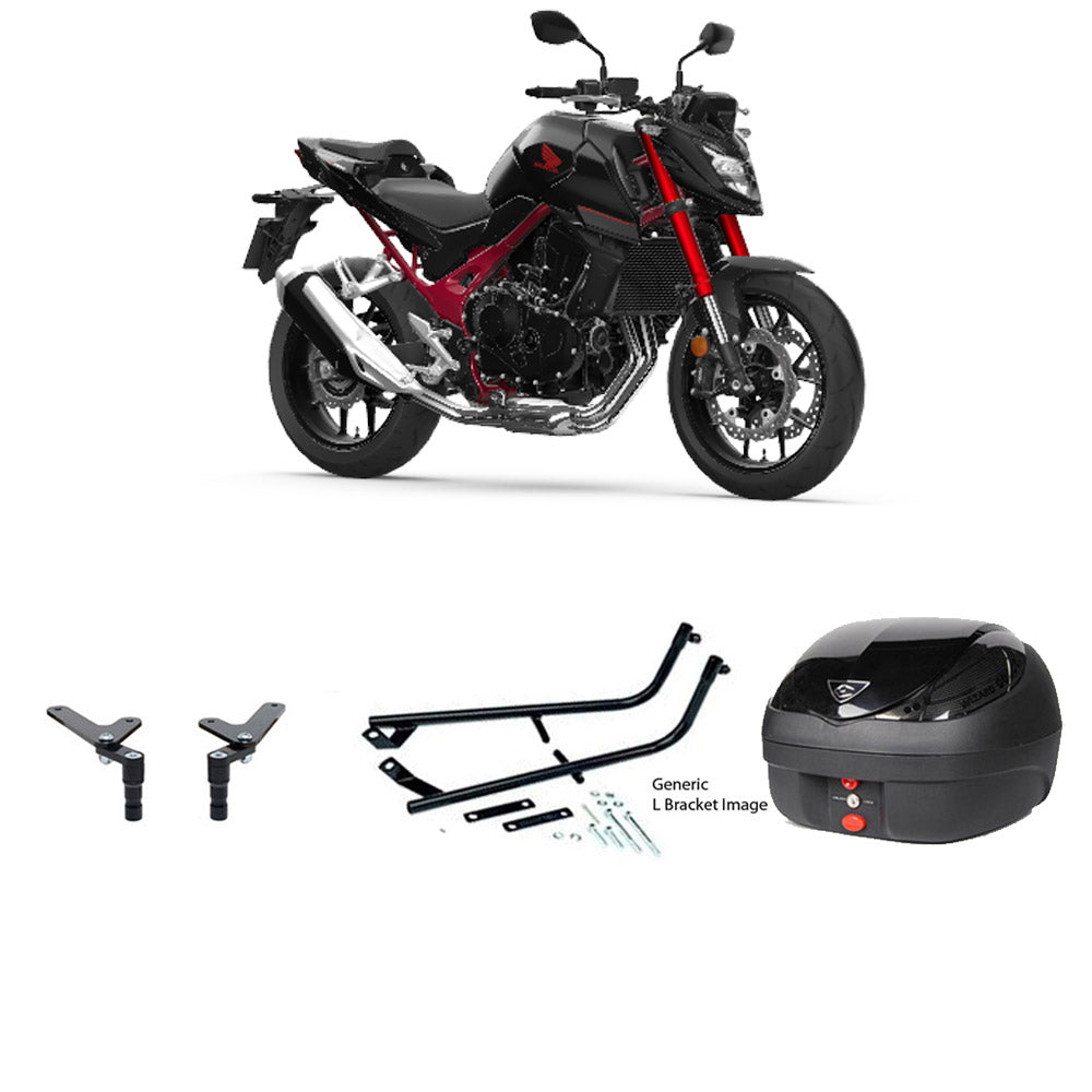 V36 Wizard Black Topbox Kit CB 750 (HORNET) 23-25 - H175V36BPBLK