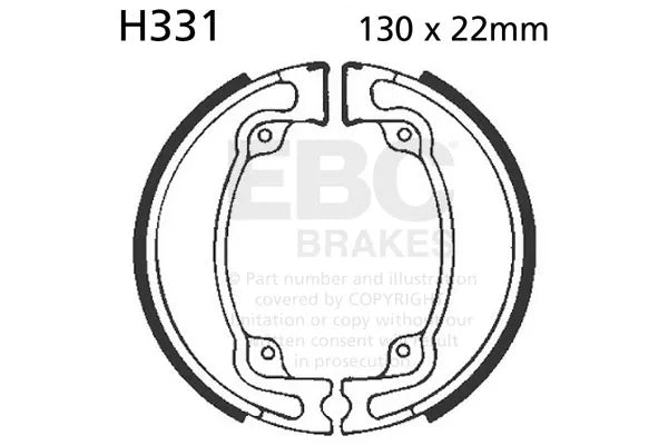 EBC Brake Shoe Set - H331