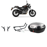 S48 Astra Silver Topbox Kit H-D X 350 24- - HA010S48BPSIL