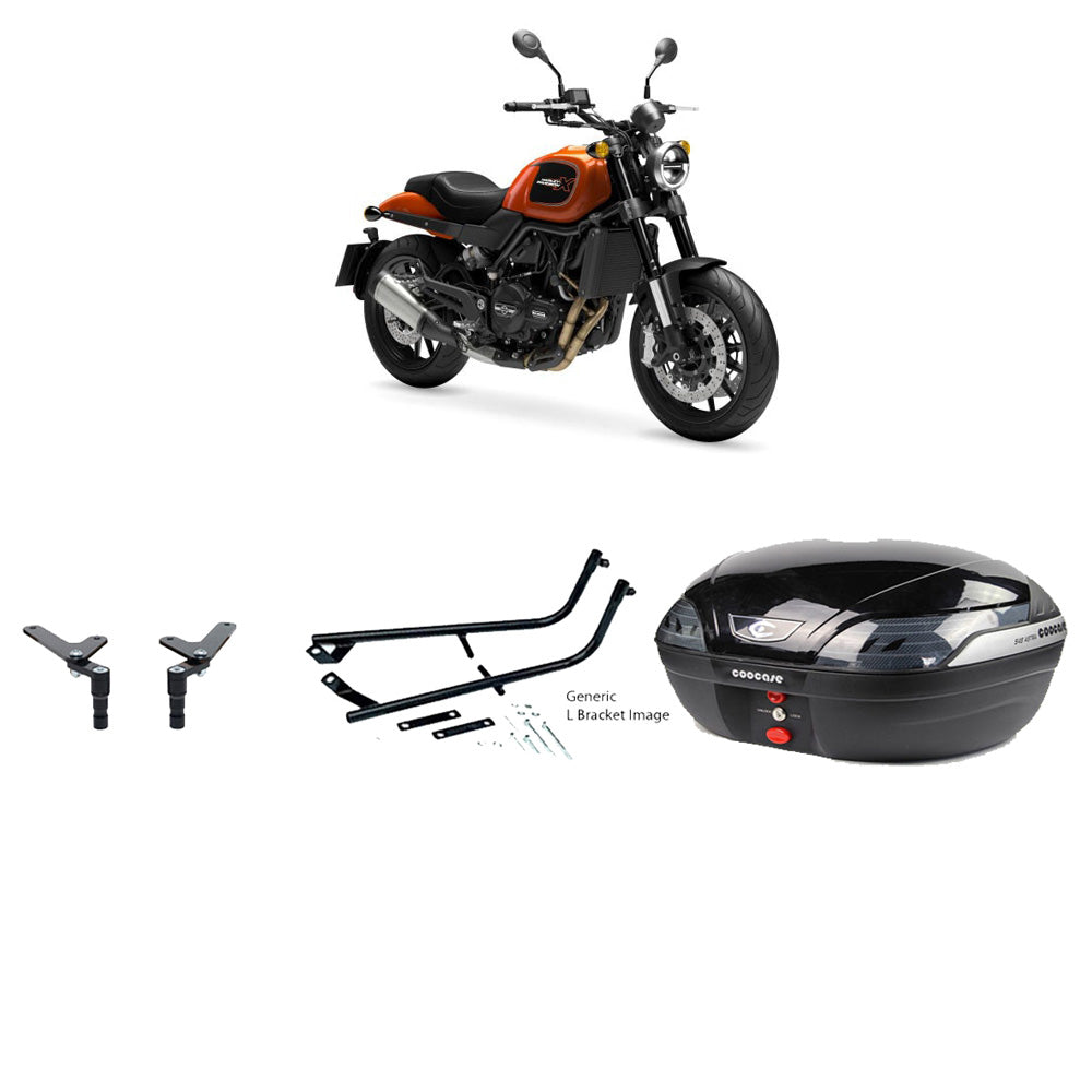 S48 Astra Black Topbox Kit H-D X 500 24- - HA011S48BPBLK